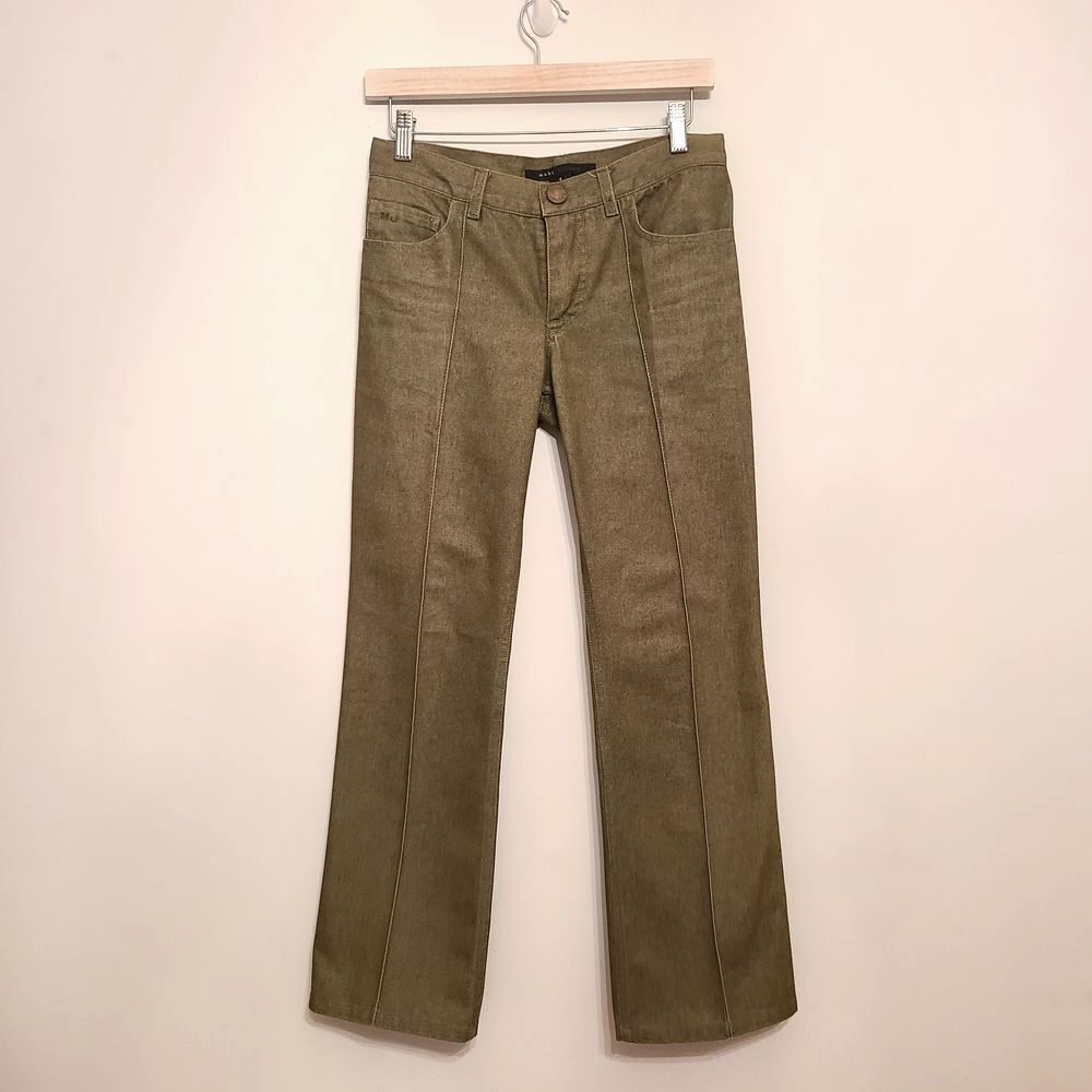 Marc Jacobs Khaki Denim pants size 4 Y2K